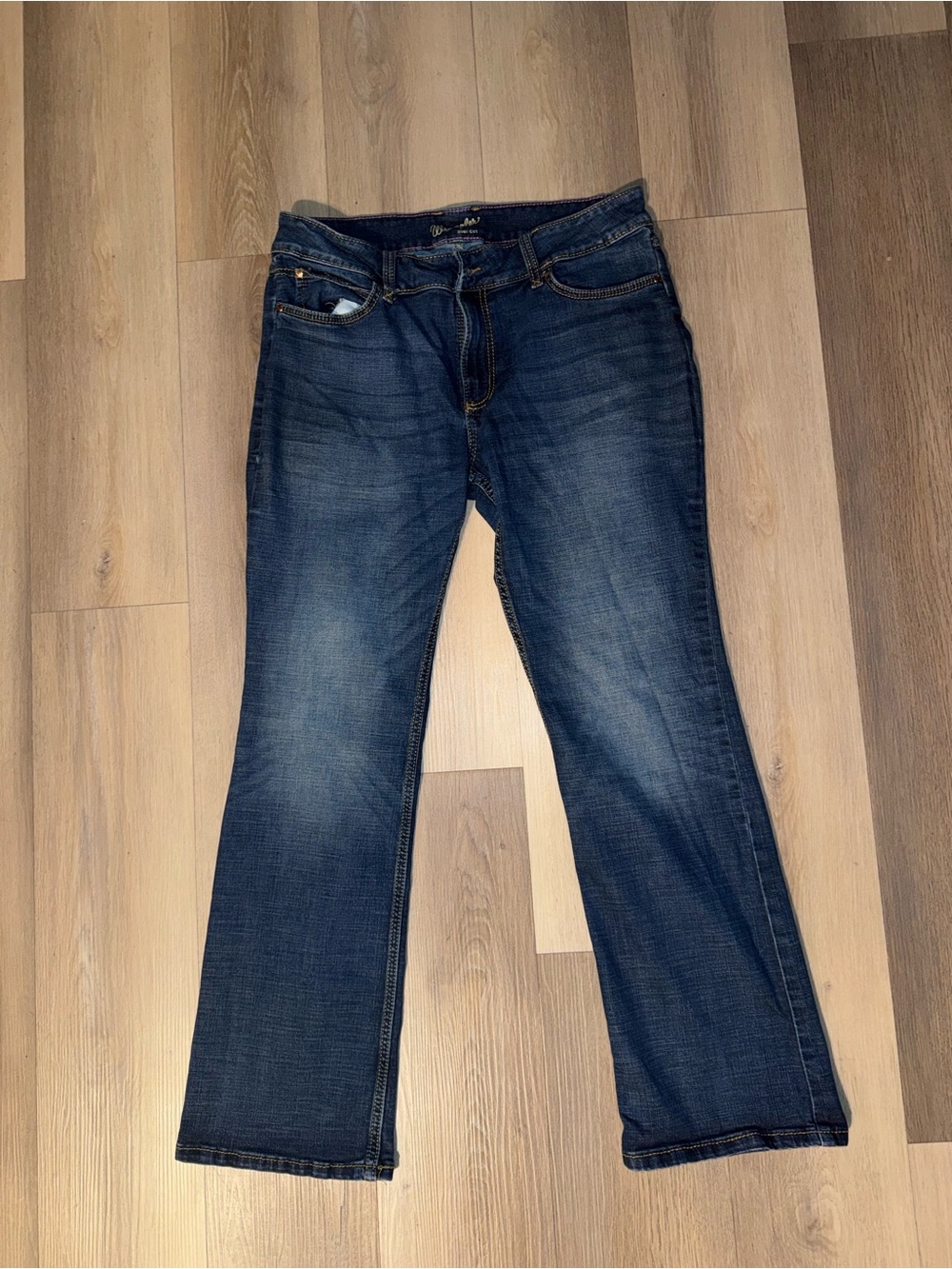 Wrangler Women's Dark Blue Boot Cut Jeans